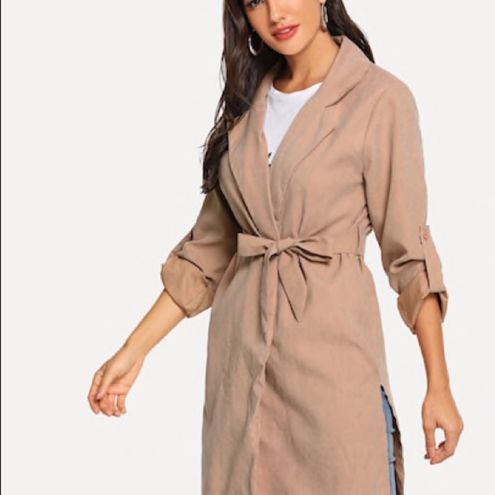 Jacket / Duster side split with pockets NWT